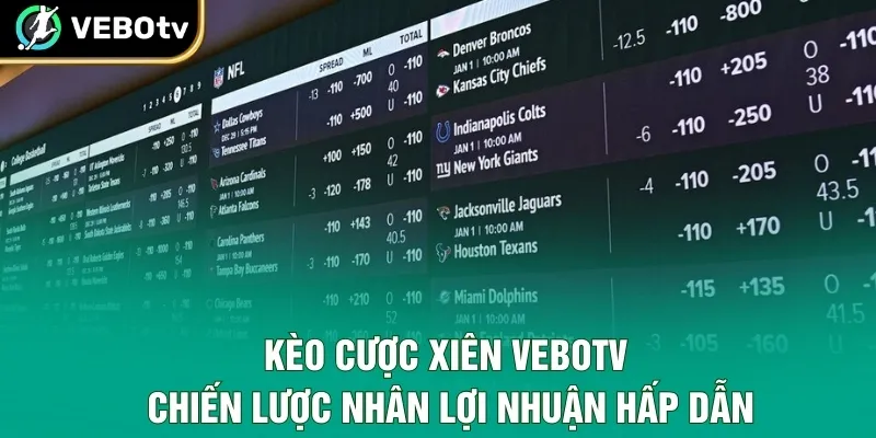 Kèo Cược Xiên VeboTV – Chiến Lược Nhân Lợi Nhuận Hấp Dẫn