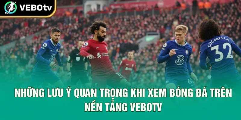 Những lưu ý quan trọng khi xem bóng đá trên nền tảng VeboTV