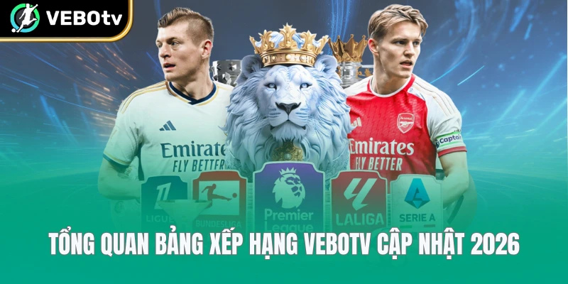 Tổng quan bảng xếp hạng VeboTV cập nhật 2026